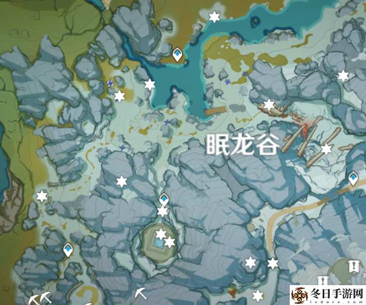 原神眠龙谷绯红玉髓位置
